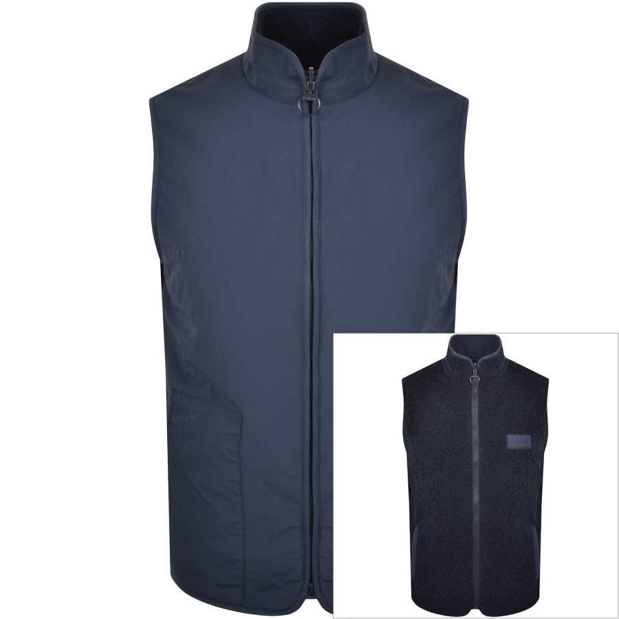 Barbour gilets navy new arrivals
